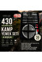 Stainless Steel Camping Dinnerware Set (Premium Set with Special Bag for 4 People)
