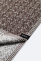 Men's Mink Viscose Blended Tassel Patterned Shawl A42Y9403 - 3