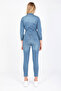 Women's Jean Overalls Trousers Blue - 6
