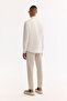 Men's White Button down Collar Cotton Soft Touch Regular Fit Shirt B002036 - 4