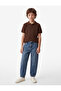 Short Sleeve Button Detailed Polo Collar Knitwear School T-Shirt
