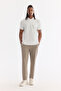 Men's White Non-Curling Polo Collar 100% Cotton Basic Regular Fit T-Shirt B001032 - 7