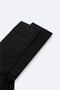 Men's Black Mercerized Mixed Ribbed Socks A42Y8517 - 3