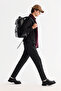 Men's Black Suede Textured Front Zipper Thin Coat B 006002 - 5