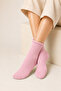 Women's 6-Piece Non-Elastic Roll Top Comfortable Socks Pack 578 Pink - 3