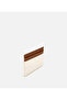 Men's Leather Beige Card Holder - 2