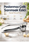 Stainless Steel Garlic Crusher with Steel Garlic Press Chamber and Manual Crusher
