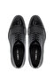 Men's Genuine Leather Black Patent Leather Classic Shoes - 5