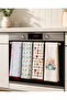 Kitchen Towel, Drying Cloth, High Quality Washable Water Absorbent Kitchen Towel Set of 4 40X60Cm - 3