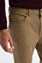 Men's Camel Classic Waist Piece Dye Washable Elastane Berlin Slim Fit Jean Trousers A42Y3500 - 6