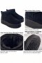 Women's Suede Furry Thick Soled Winter Ankle Boots & Booties - 4