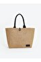 Women's Straw Beach Bag (S5) - 5