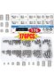 176pcs Kit 176Pcs M2.5, M3, M4, M5, M6 Metric Hex Socket Head Cup Point Set Screws, 304 Stainless St - 8