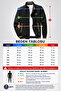 Embroidered Badge Transitional Men's Coat & Jacket Black - 2