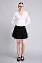 Normal Waist Pleated Mini Skirt I6720Ax26Au - 2