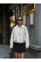 Bomber Oversize Seasonal Belted Model Women's Jacket - 4
