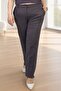 Ful Lycra Waist El Elastane High Waist Mini Slit Detail Gabardine Fabric Plus Size Pencil Pants - 4