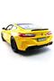 Bmw M8 Competition Coupe 1:38 Yellow Pull Drop Model Car - 2