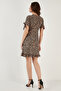 Narrow Cut Double Breasted Collar Ruffle Detailed Mini Dress DRESS 5863719 - 7