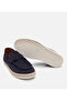 Men's Suede Leather Navy Blue Comfortable Sole Espadrille - 6