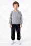 3 Threaded Elastic Waist Jogger Unisex Kids Sweatpants - 2