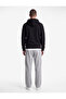 Raised Long Sleeve Basic Hooded Sweatshirt - 3