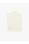 Slim Fit Sleeveless Buttoned Qipao Collar Tulle Blouse - 7