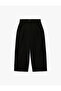 Comfortable Fit Pleated Pocketed Balloon Cut Fabric Trousers - 5