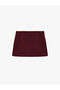 Slim Fit Pocket Detailed Mini Shorts Skirt - 5