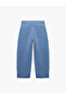 Regular Fit Pile Detailed Pocketed Barrel Cut Trousers - 6