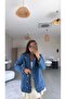 Oversize Padded Jean Jacket - 4