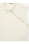 Slim Fit Sleeveless Buttoned Qipao Collar Tulle Blouse - 8