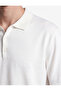 Regular Fit Button Polo Neck Cotton Short Sleeve Knitwear T-Shirt - 4