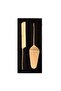 Rope 2 Piece Gold Cake Serving Set - 4