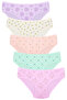 Onurel 5-Pack Cotton Girls' Primed Lycra Girls' Underwear