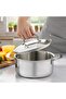 Pro Tri Ply Deep Pot Steel 24 cm - 4