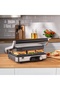 Grillmaster Inox Cast Iron Grill and Toaster with 6 Slice Capacity