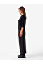 Comfortable Fit Pleated Pocketed Balloon Cut Fabric Trousers - 2