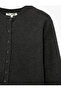 Regular Fit Crew Neck Long Sleeve Buttoned Crop Knit Cardigan - 8