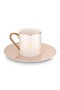 Navy Beige 2-Piece Coffee Cup Set - 3