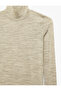Slim Fit Long Sleeve Turtleneck T-Shirt - 8