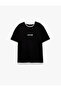 Short Sleeve Regular Fit Crew Neck Color Contrast Cotton Printed T-Shirt - 5