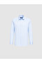 Light Blue Non-Iron Easy-Iron Regular Fit Long Sleeve Basic Shirt 50325163-Vr003 - 7