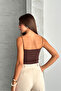 Modal Covered Crop Blouse with Rope Straps - 2