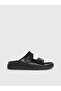 Flat Adj Slide Calvin Mtl Lth - 2