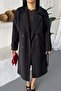 Long Windbreaker Oversized Belted Epaulet Women's Trench Coat Maxi Length - 7