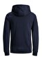 Men's Navy Blue Printed Men's Sweatshirt 12146000-Eclipse - 2