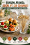 50-Piece Pack of 12 cm Decorative Round Bamboo Toothpicks - Cocktail Toothpick Party Presentation Toothpick Set