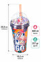 Lively 600 ml Children's Cup with Straw and Double Layer - 2
