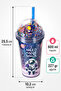 Lively 600 ml Children's Cup with Straw and Double Layer - 2